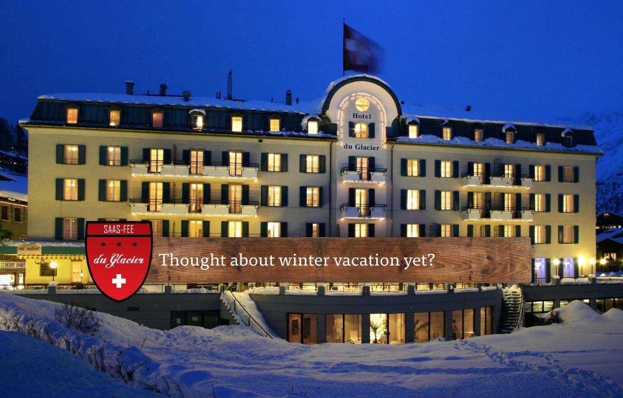 Hotel Du Glacier - The Dom Collection Saas-Fee Exterior foto